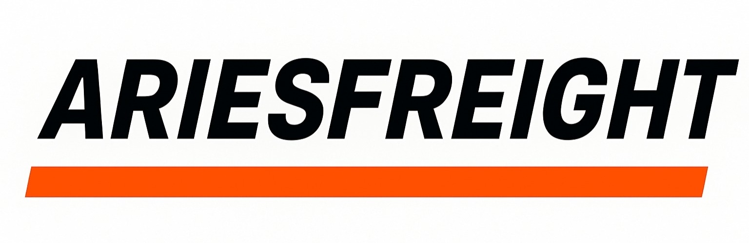Ariesfreight courier service Logo